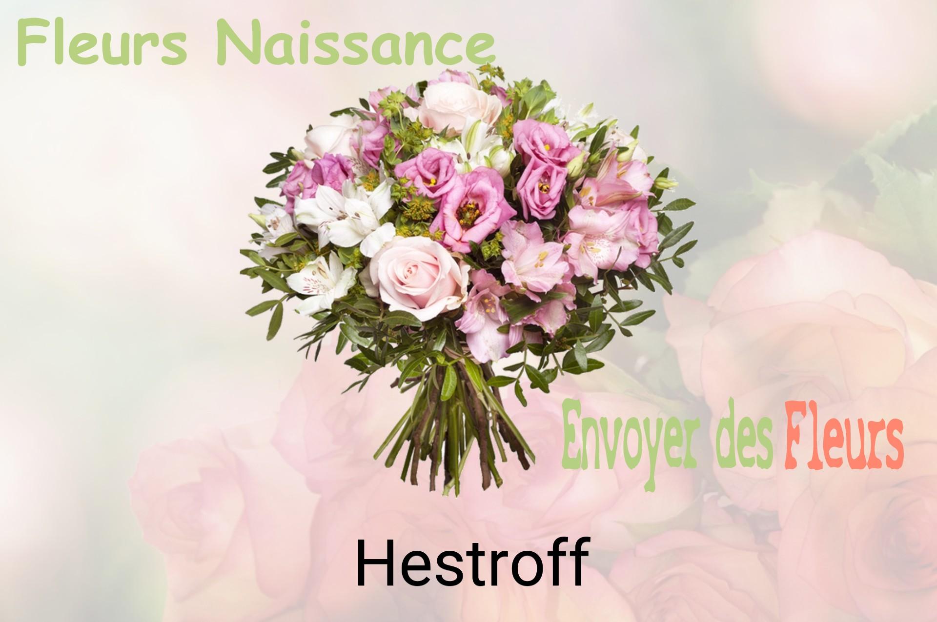 Bouquet de fleurs de naissance livré à Hestroff